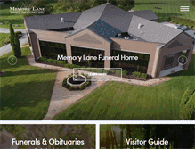 Tablet Screenshot of memorylanepark.com